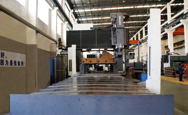 基地設備：尼古拉斯FP50/80數控龍門加工中心