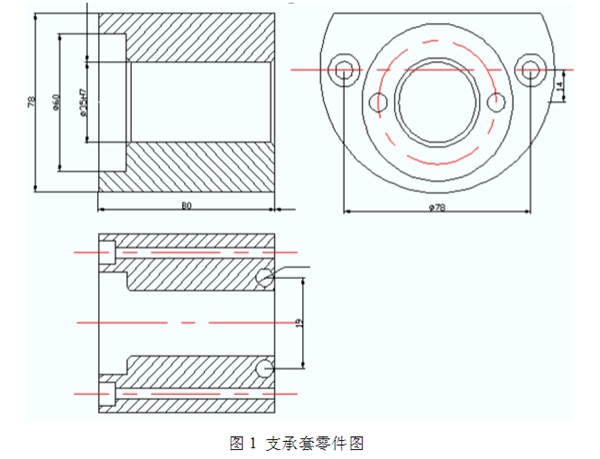 支承套零件圖 支承套零件圖